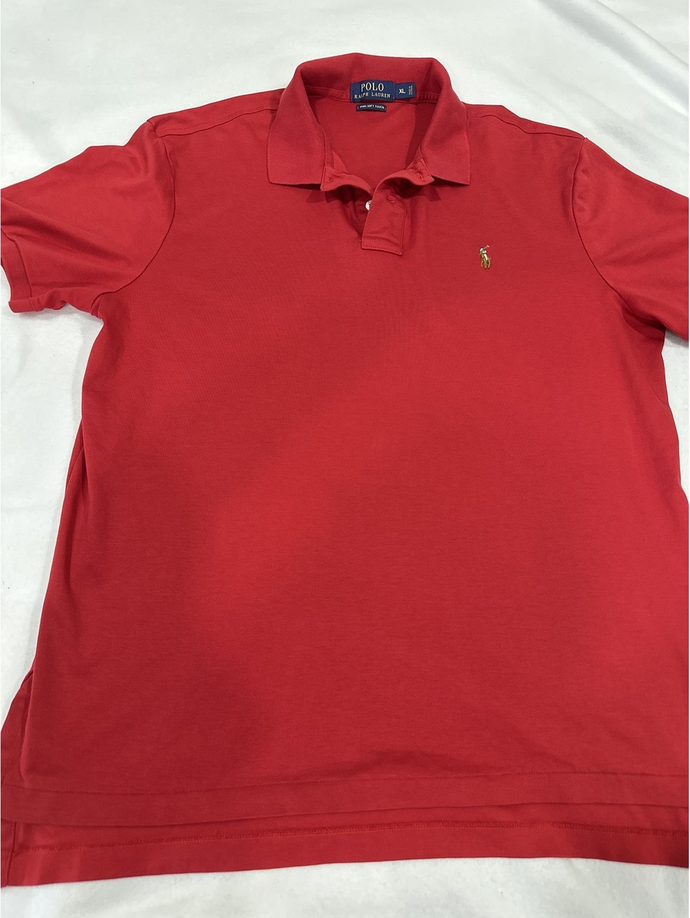 Polo Ralph Lauren Classic Red Polo Shirt Size XL